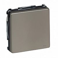 SCHNEIDER ELECTRIC Механизм розетки Schuko с крышкой алюминий (MTN2414-4146)