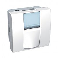 SCHNEIDER ELECTRIC Розетка S-ONE RJ45 CAT 6 экран антибак (ALB47316N)