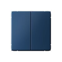 Systeme Electric ARTGALLERY 2-клавишный выключатель кнопочный, сх.2, 10А, механизм, аквамарин (GAL001117)