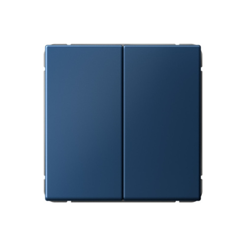 Systeme Electric ARTGALLERY 2-клавишный выключатель кнопочный, сх.2, 10А, механизм, аквамарин (GAL001117)