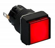SCHNEIDER ELECTRIC Лампа сигнальная квадратная 16мм красная 12В (XB6ECV4JP)