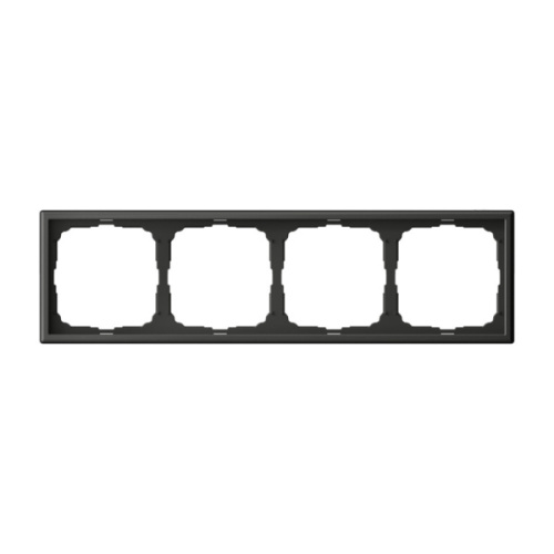 Systeme Electric ARTGALLERY Рамка 4-постовая, универсальная, базальт (GAL001404)