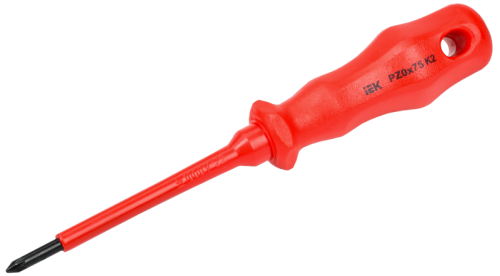 IEK Отвертка диэлектрическая PZ0х75 K2 ARMA2L 3 (A2L3-SC30-K2-PZ-00-075) IEK Отвертка диэлектрическая PZ0х75 K2 ARMA2L 3 (A2L3-SC30-K2-PZ-00-075)