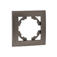 EKF Валенсия Рамка 1-местная графит EKF (EWM-G-301-60)