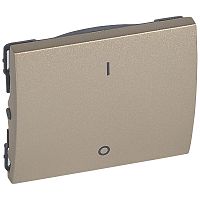 LEGRAND Galea Life Клавиша для выключателя 2п титан (771415 )