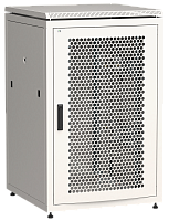 IEK Шкаф сетевой 19' LINEA N 24U 800х800мм перфорированная передняя дверь задняя металлическая серый (LN35-24U88-PM)