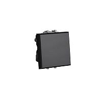DKC Avanti Выключатель ''Черный квадрат'', 16A, 2 модульный (4402102)