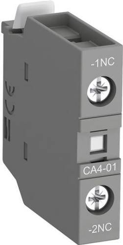 ABB Контакт CA4-01 1НЗ фронтальный для контакторов AF09-AF96 и NF (1SBN010110R1001)
