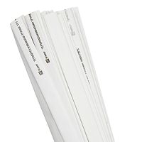 EKF Трубка термоусаживаемая ТУТ нг 12/6 белая в отрезках по 1м  PROxima (tut-12-w-1m)