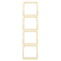 EKF Лондон Рамка 4 поста вертикальная бежевая (EEM-V-304-20)