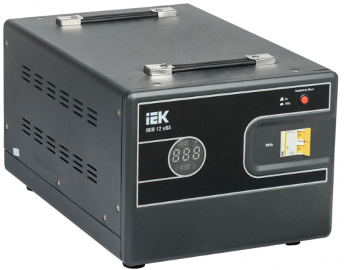 IEK Стабилизатор напр. 1-ф. переносн. 12кВА HUB IEK  (IVS21-1-012-13)