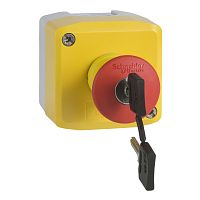 SCHNEIDER ELECTRIC Пост кнопочный аварийного останова с ключем (XALK188G)