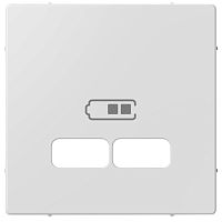 SCHNEIDER ELECTRIC Накладка центральная MERTEN для USB механизма 2.1А активный белый SM (MTN4367-0325)