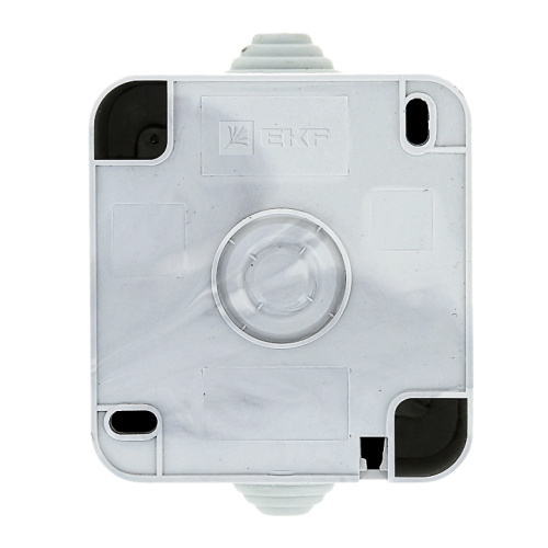 EKF Прага Розетка 10А без заземления IP44 белая (EKR10-022-10-44) фото 3