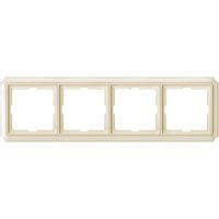 SCHNEIDER ELECTRIC Antik Рамка 4 поста бежевая (MTN483444)