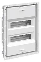 ABB Шкаф внутреннего монтажа 24М без двери с самозажимными клеммами N/PE  (UK624NB)  (2CPX031375R9999)