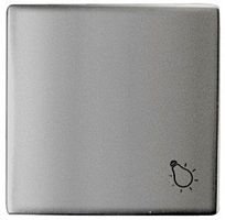 SIMON Клавиша с пиктограммой лампа для 75150-, 75152-39, S82,82N, алюминий (82018-33)