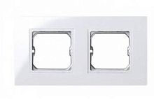 SIMON Рамка на 2 поста с вырезами под вставки 2700670-..., 2700679-..., S27Pl, белый (2701620-030)