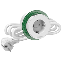 SCHNEIDER ELECTRIC БЛОК РОЗЕТОЧНЫЙ 1x (2К+З) БЕЛЫЙ (INS44000)