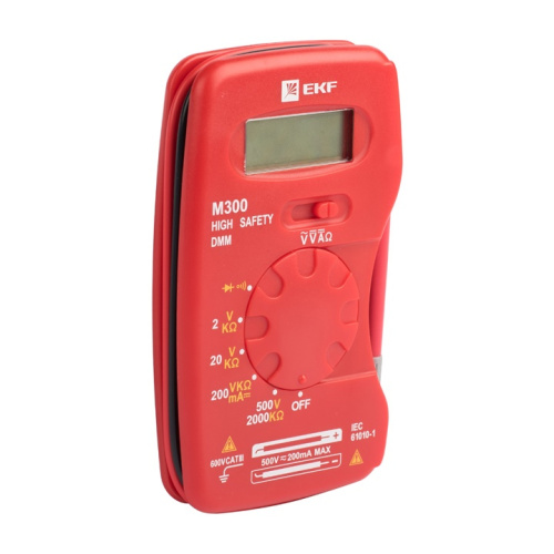 EKF Мультиметр цифровой M300 Expert (In-180701-pm300) EKF Мультиметр цифровой M300 Expert (In-180701-pm300)