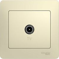 SCHNEIDER ELECTRIC Коннектор GLOSSA TV антенна в сборе бежевый (GSL000296)