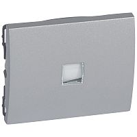 LEGRAND Galea Life Лицевая панель для выключателя с индикацией алюминий (771311 )