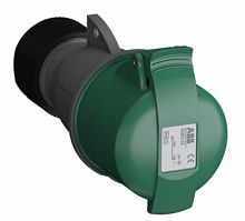 ABB Розетка кабельная Easy&Safe 332EC10,32А,3P+E,IP44,10ч  (332EC10)  (2CMA102043R1000)