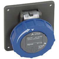 LEGRAND Розетка модульная IP67 2K+З 230v 16A Hypra (051146 )