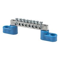 EKF Шина нулевая N 63.08  (2 изолятора стойка) никель (sn1-63-08-2)