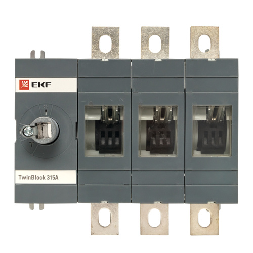 EKF Рубильник 315A 4P без рукоятки управления TwinBlock EKF (tb-s-315-4p) фото 2