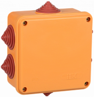 IEK Коробка распаячная огнестойкая ПС 100х100х50мм 4P 4мм2 IP55 6 вводов IEK  (UKF30-100-100-050-4-4-09)