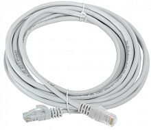 IEK Шнур коммутационный категории 5Е UTP 5м серый GENERICA (PC01-C5EU-5M-G)