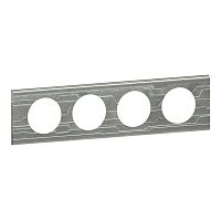 LEGRAND Рамка, четырехпостовая, техно (069044 )