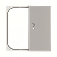 ABB SRL-2-R-85PL Клавиша двойная правая free@home, SKY, освещение, серебристая  (SRL-2-R-85PL)  (2CLA852648A1301)