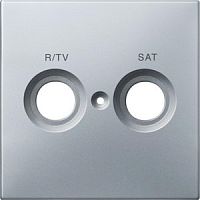 SCHNEIDER ELECTRIC Центральная плата с маркировкой R/TV+SAT сталь (MTN299660 )