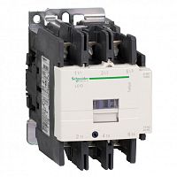 SCHNEIDER ELECTRIC Контактор D трехполюсной, 80А, НО+НЗ, 24В DC,ограничитель перенапряжений, кольцевой зажим, для желе (LC1D806BWS207)