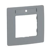 LEGRAND ETIKA Рамка с держателем для маркировки 1 пост алюминий (672556 )