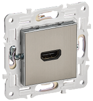 IEK SKANDY Розетка HDMI SK-H01N никель  (SK-H10-K50)
