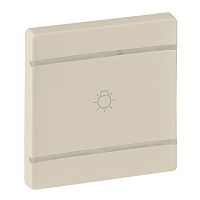 LEGRAND Valena LIFE MyHome Лицевая панель для механизмов BUS/SCS С символом Освещение 2 модуля Слоновая кос (755231 )