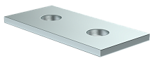 IEK Пластина соед. с 2 отверстиями для STRUT-профиля EZ (CLM50D-PSS-085-40)