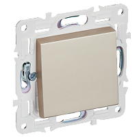 IEK SKANDY Выключатель 1-клавишный перекрестный 10А SK-V03Sa песочный  (SK-V13-0-10-K98)