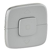 LEGRAND Valena ALLURE Лицевая панель для выключателя жалюзи и рольставней Алюминий (755147 )