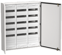 TITAN 5 Корпус металлический ЩРн-216 (3х72) 960х830х140 IP54 белый (две двери) IEK