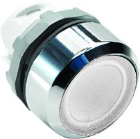 ABB Кнопка MP2-21W белая с подсветкой с фиксацией низкая (1SFA611101R2105)