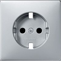 SCHNEIDER ELECTRIC Центральная плата для механизма розетки Schuko алюминий (MTN2330-4060)