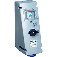 ABB Розетка кабельная 32А 2Р+E IР44 в боксе CEWE  (232 MPR6)  (2CMA167778R1000)