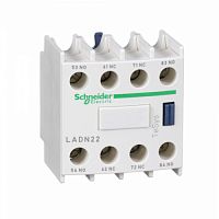 SCHNEIDER ELECTRIC Блок контактный дополнительный к LC1-D фронтальный 2но+2нз (LADN22)