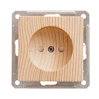 SCHNEIDER ELECTRIC W59 Розетка скрытая без заземления в рамку  сосна (RS16-151-7-86)