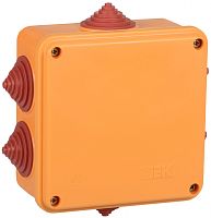 IEK Коробка распаячная огнестойкая ПС 100х100х50мм 6P 6мм2 IP55 6 вводов IEK  (UKF30-100-100-050-6-6-09)