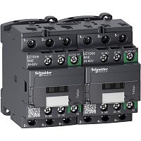 SCHNEIDER ELECTRIC Контактор реверсивный D 3P AC3 440В 9A катушка управления 24-60В AC/DC зажим под винт (LC2D09BNE)